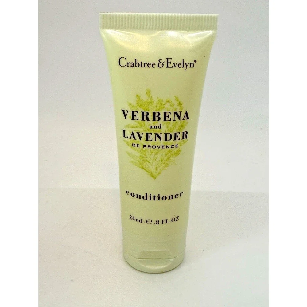 Crabtree & Evelyn Verbena Lavender Travel Set 12Pc Shampoo Lotion Conditioner